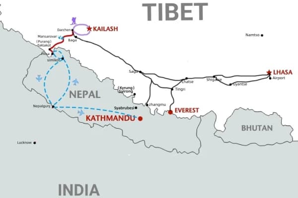 How to Get to Kailash Mansarovar Yatra from Nepal