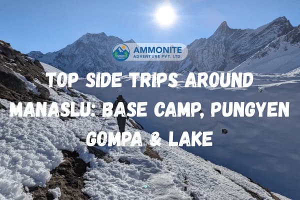 on the way to base camp pungyen gompa & lake