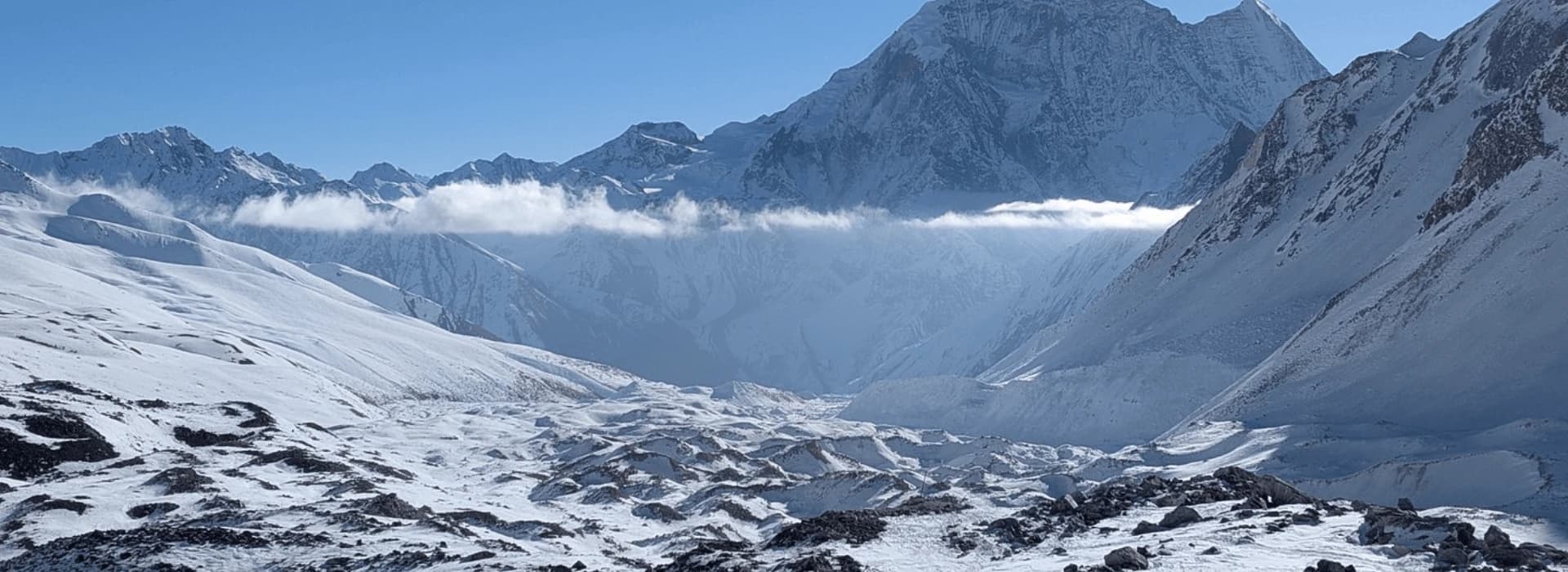 Picture on the way to the top of larkya la pass