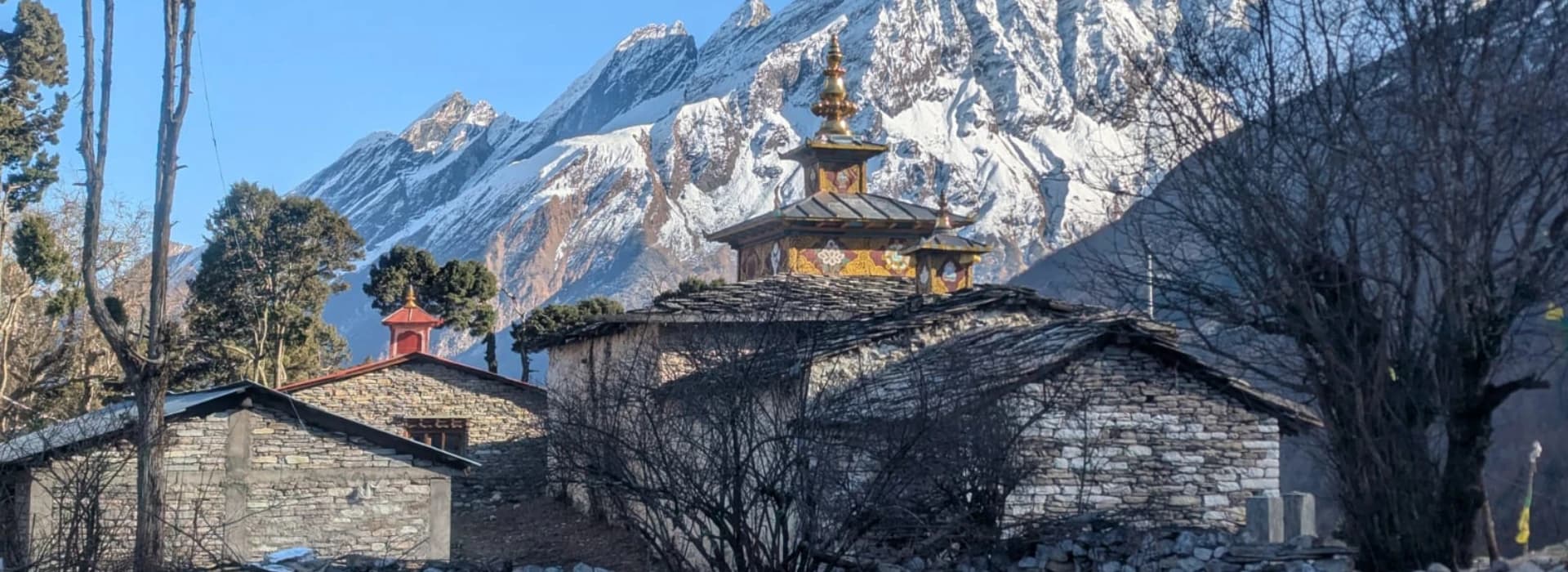 On the way to Manaslu Circuit Trek