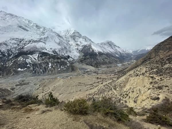 On The Way From Upper Pisang To Manang