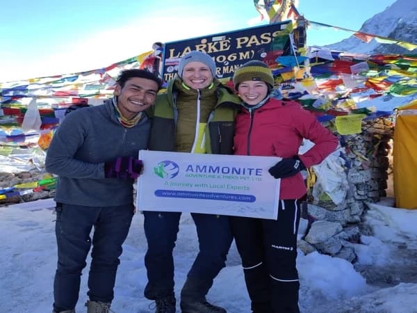 Reaching The Longest Pass On Manaslu Circuit Trekking