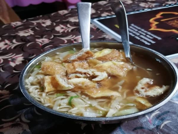 Thukpa Served By Teahouses On Scenic Hike Rapid Manaslu Circuit