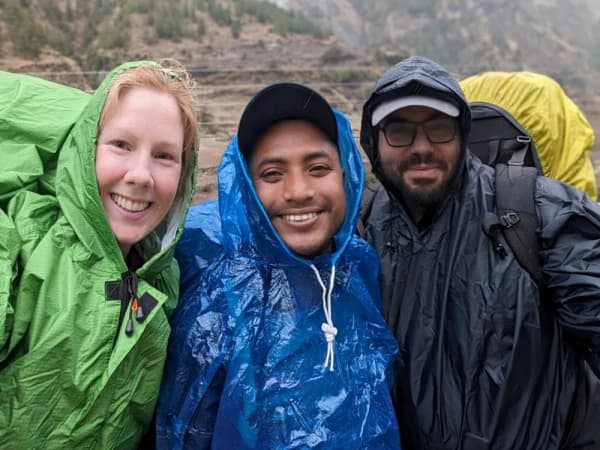 Trekkers On Rapid Manaslu Trail
